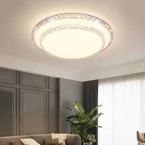 雷士照明led客厅家用房间灯具轻奢水晶灯现代简约客厅吸顶灯