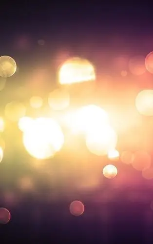 朦胧灯光闪烁背景图片壁纸