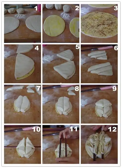 最朴实的绽放 花馍馍唉~的做法图解7