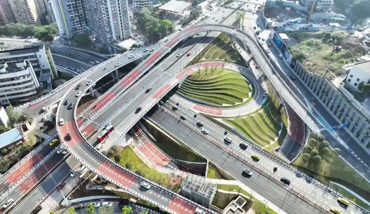路网改造让城市"经脉"更通畅 重庆蚂蟥梁立交助力区域蝶变