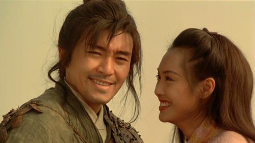 周星驰朱茵紫霞仙子大话西游电影海报咖啡馆墙面画剧照照片装饰6b