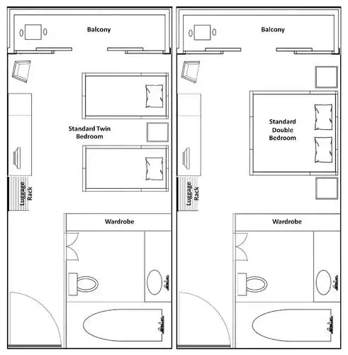 creek golf club resort) 客房选择 查看房间照片&设施 标准客房
