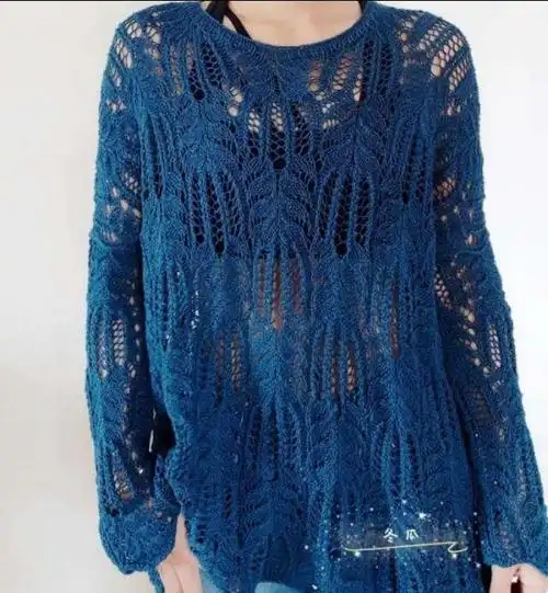 毛衣平针镂空 毛衣编织花样5000款式-图片大观-奇异网