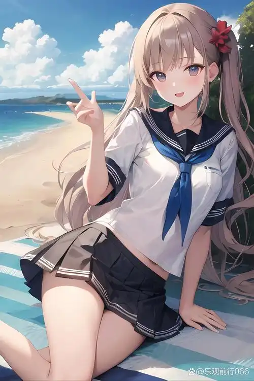 双马尾短裙jjk水手服/ai绘画