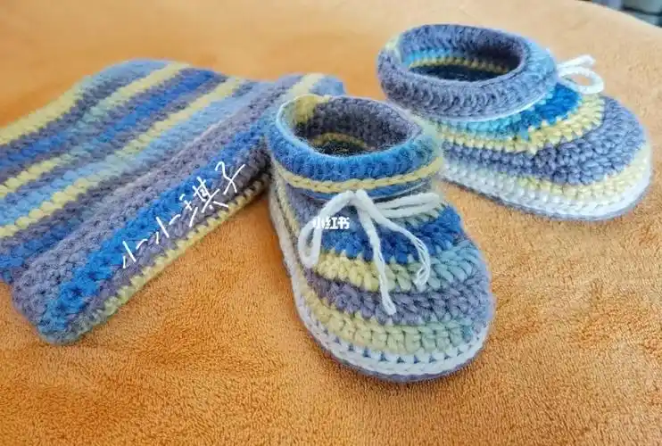 货太少想买其他颜色已经没有了@揪蘑织#钩针图解  #宝宝鞋  #钩针毛线