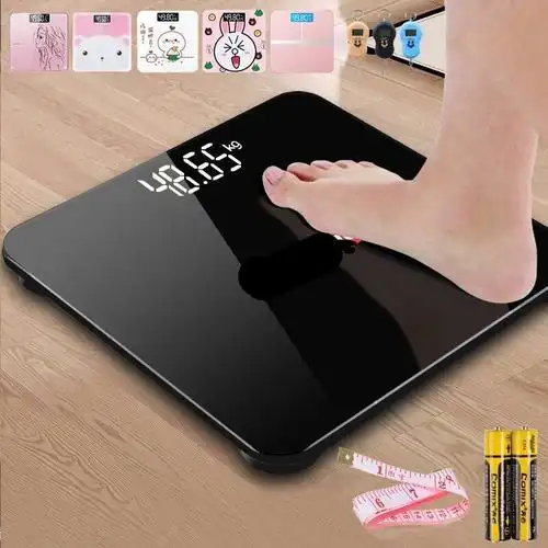 女生家庭宿舍用电子称体重秤家用成人精准人体电子秤称重测体重计