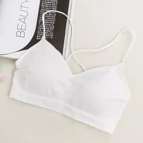 裹胸女吊带小背心打底抹胸聚拢美背薄款内衣学生少女无钢圈文胸