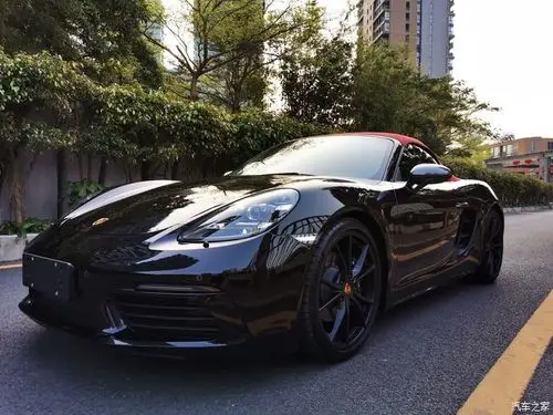 【图】遇见你的美,黑武士718 boxster t!_保时捷718论坛_汽车之家论坛
