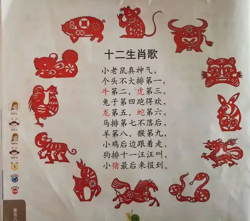 十二生肖歌