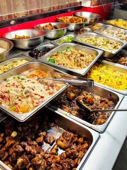 探杭城16元自助快餐鸡鸭鱼肉任意选