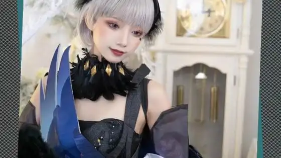 黑天鹅小乔cos 来源:抖音 作者:_彼晨又在偷懒 侵删