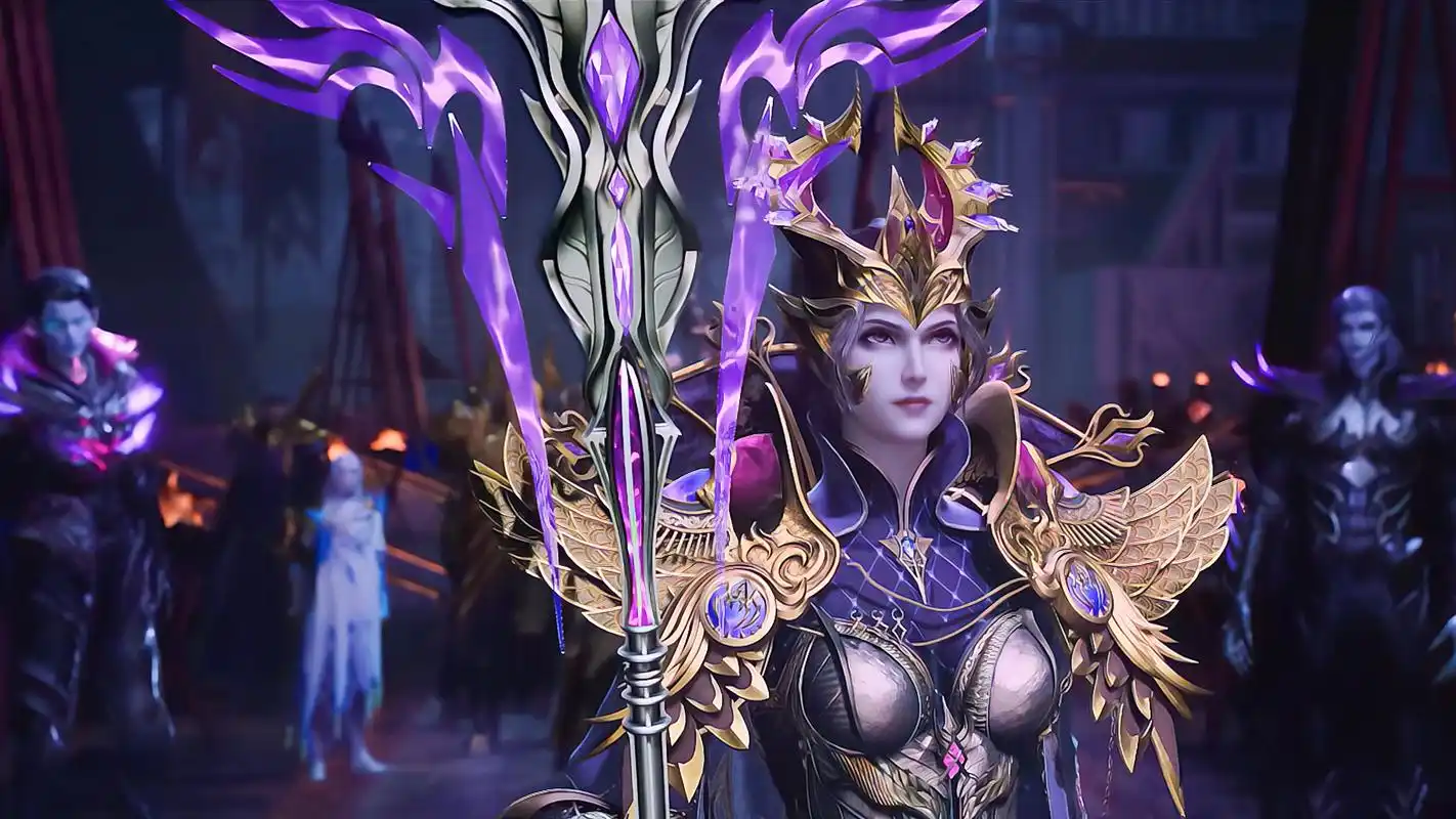 动漫壁纸|《斗罗大陆双神战双神》比比东与千仞雪高清壁纸