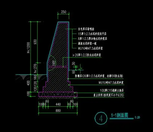 几面现代风格异形真石漆景墙详图[原创]