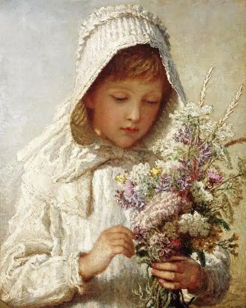 天真烂漫,可爱的儿童油画︱carl wilhelm friedrich bauerle作品