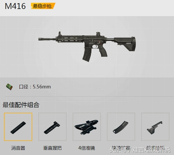 m416配什么配件最稳(m416该配什么配件最好)