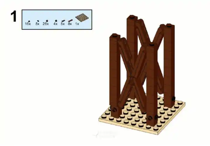 乐高moc图纸jagerstand