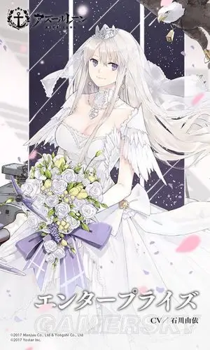 碧蓝航线企业婚纱换装欣赏企业婚纱装扮一览