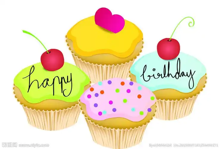 卡通生日小蛋糕图片