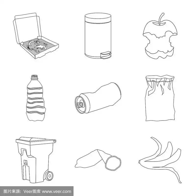 孤立对象垃圾和生态符号