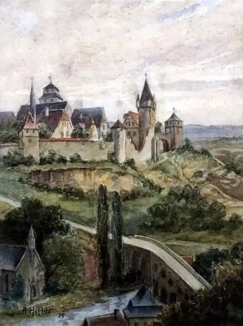 希特勒:我希望以艺术家的身份度过余生 67_作品