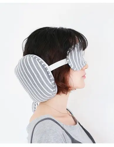 日式纯棉眼罩遮光睡眠眼罩睡觉旅行眼罩学生办公室睡觉眼罩缓疲劳