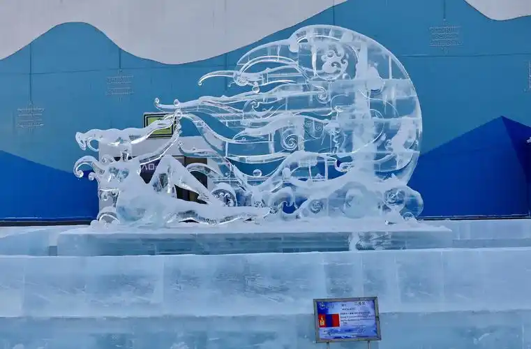 富有生命力的冰雕艺术作品!