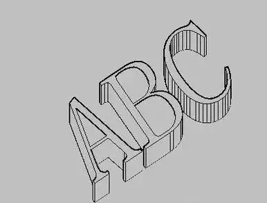 立体文字简笔画
