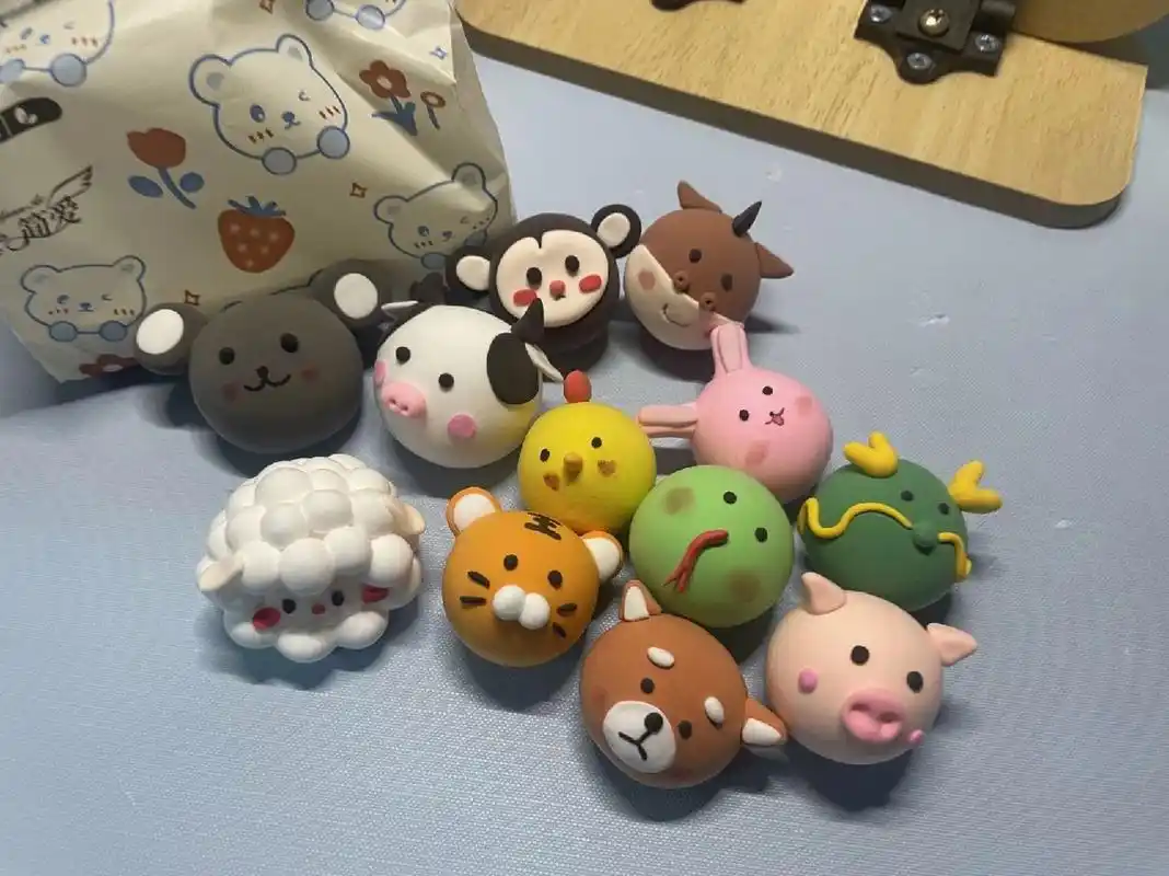 手工超轻粘土《十二生肖》 手工超轻粘土《十二生肖》