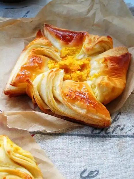 入门级开酥面包【橙皮酱丹麦酥皮面包】