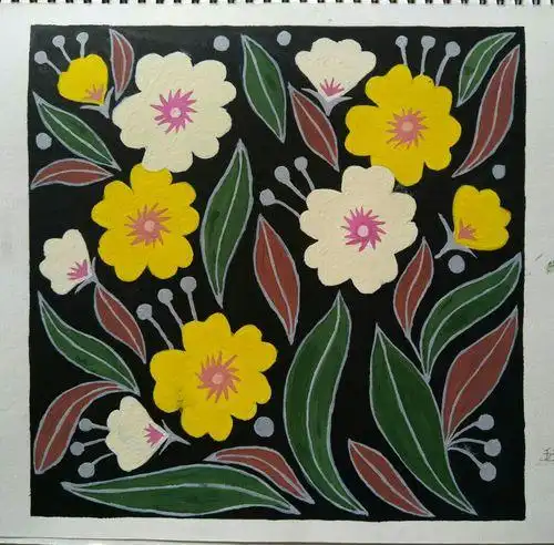 水粉装饰画优秀作品 水粉装饰画优秀作品简单