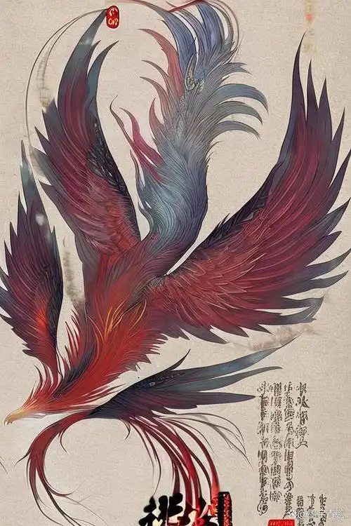 凤皇也就是"凤凰",古代传说中的百鸟之王.