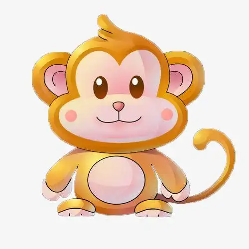 可爱卡通猴子头像图片