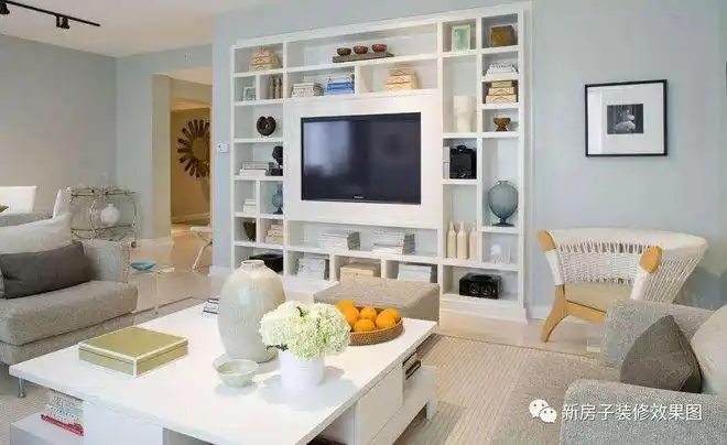 20款客厅博古架效果图,实用而美观装点家居空间