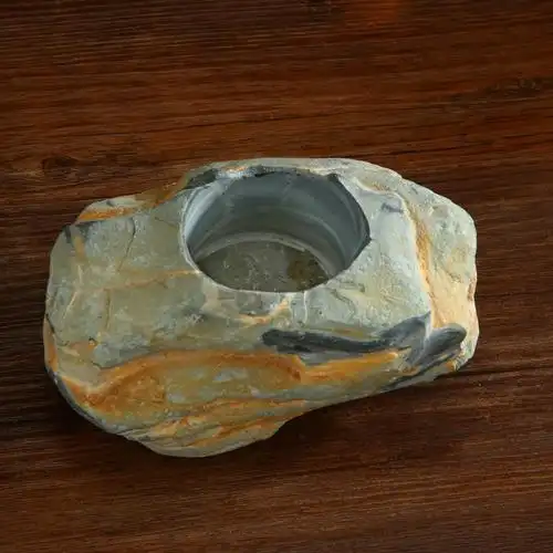 烟灰缸石头石头烟灰缸创意个性多功能烟灰盒家用大号防风烟灰盅摆件