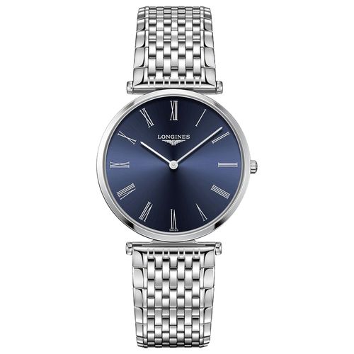 瑞士手表浪琴longines嘉岚系列钢带石英男表l4.755.4.94.