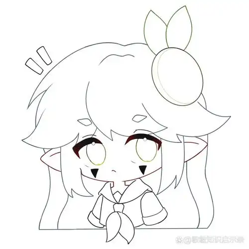 左滑给安莉洁上色