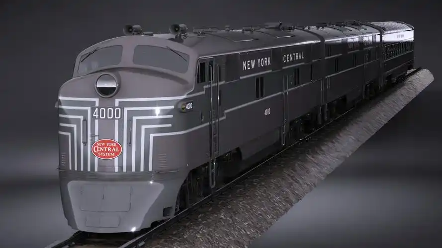emd e7 nycrr火车3d模型