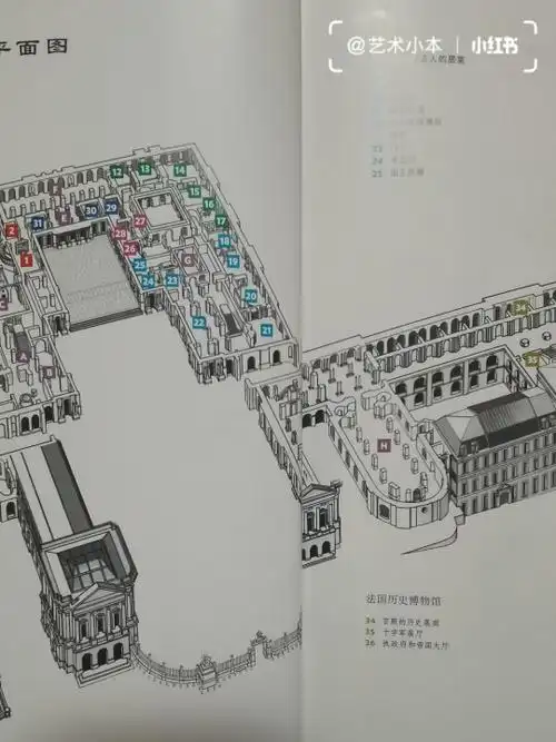 凡尔赛宫平面示意图