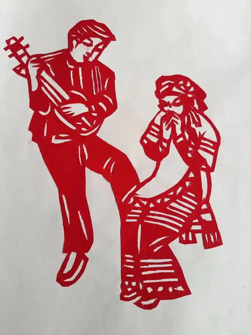 民族团结一家亲.#非遗剪纸 #民间手艺 #非遗文化 #中华文 - 抖音