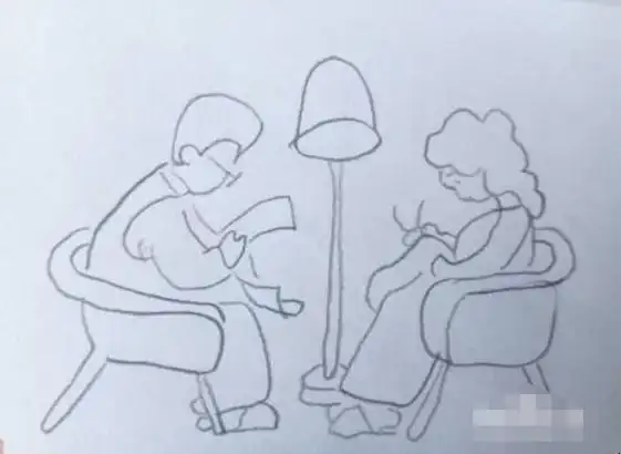 爸爸妈妈简笔画怎么画