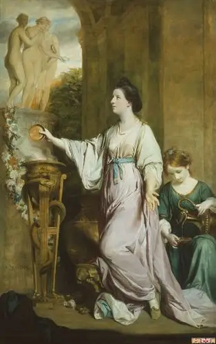 英国画家雷诺兹人物肖像画作品赏析(3)_世界名画_百科_我爱画画网_一