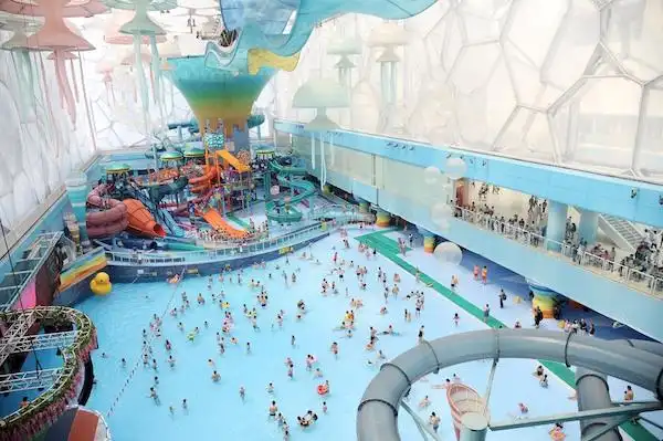 北京水立方嬉水乐园—拥有完美嬉水温度的室内主题水上乐园