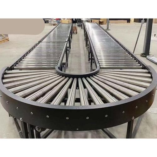 赋敬定制无动力不锈钢滚筒输送机非标重型滚筒运输线卸货滚轮轴输送线