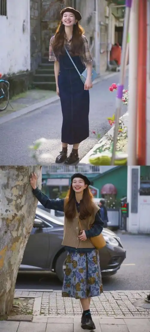 18套温暖治愈系初秋穿搭,你就是韩剧女主!