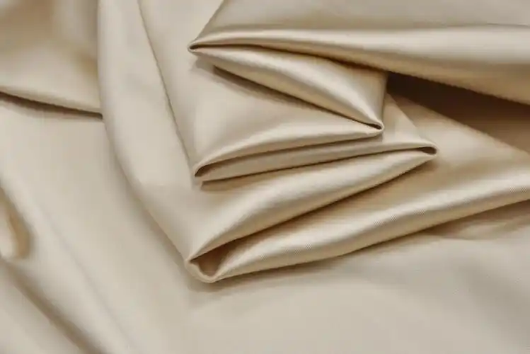 高档仿重磅弹力真丝面料 时装面料批发 406046