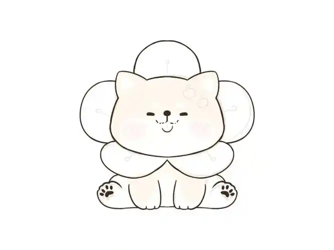 潮玩ip设计动物系列柴犬草稿