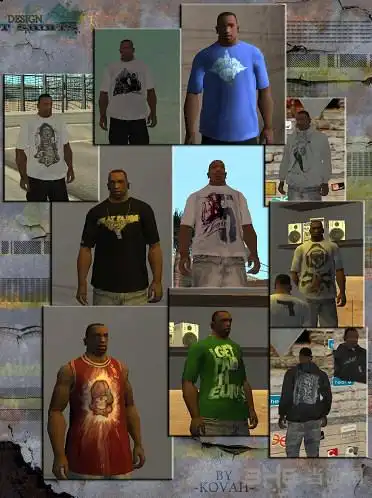 侠盗猎车手圣安地列斯时尚衣服mod