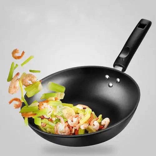 【炊大皇】老式家用铸铁炒菜铁锅 40元券 券后价  49.