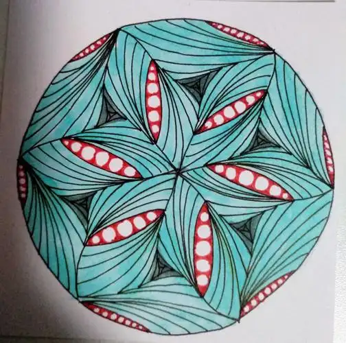 禅绕画临摹带分解