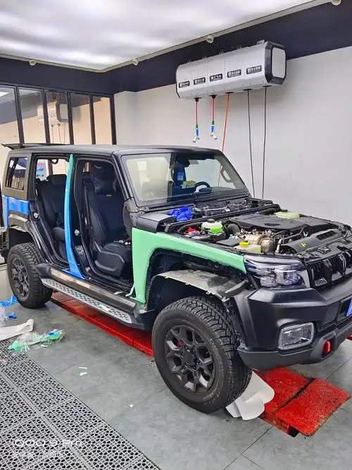 不拆车的细节完美只是自欺欺人#bj40 #汽车改色 #北京b - 抖音